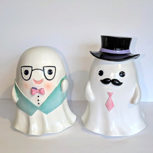 Adorable Halloween Goblin & Ghoul Ghost Figurines Home Decor - Picture 2 of 5